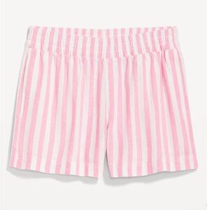 Linen Stripe Shorts
